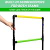 GoSports Ladder Toss Indoor & Outdoor Game Set with 6 Soft Rubber Bolo Balls and Travel Carrying Case – Choose Pro or Classic(Classic Ladder Toss)