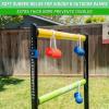 GoSports Ladder Toss Indoor & Outdoor Game Set with 6 Soft Rubber Bolo Balls and Travel Carrying Case – Choose Pro or Classic(Pro Ladder Toss)
