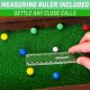 GoSports Mini Bocce Tabletop Game Set for Kids & Adults – Includes 8 Mini Bocce Balls, Pallino and Case