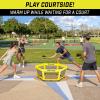 GoSports Pickle 360 Paddle Ball Game Set – Choose Original or Hardcourt – Pickleball Without a Court(Yellow)
