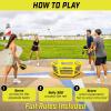 GoSports Pickle 360 Paddle Ball Game Set – Choose Original or Hardcourt – Pickleball Without a Court(Yellow)