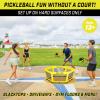 GoSports Pickle 360 Paddle Ball Game Set – Choose Original or Hardcourt – Pickleball Without a Court(Yellow)