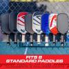 GoSports Pickleball Paddle Holder Rack – Fits 8 Pickleball Paddles – Fence Mount, Commercial Grade with Next Up Player Tracker