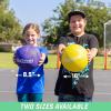 GoSports Playground Balls for Kids – Choose 8.5” or 10” Sizes – Heavy Duty Set of 6 with Carry Bag and Ball Pump(10″ Classic)
