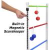 GoSports Premium Metal Ladder Toss Game Set, White (LT-03)