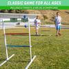 GoSports Premium Metal Ladder Toss Game Set, White (LT-03)