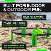 GoSports Slammo Game Set (Includes 3 Balls, Carrying Case and Rules) – Outdoor Lawn, Beach & Tailgating Roundnet Game for Kids, Teens & Adults