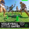 GoSports Slammo Game Set (Includes 3 Balls, Carrying Case and Rules) – Outdoor Lawn, Beach & Tailgating Roundnet Game for Kids, Teens & Adults