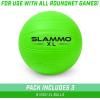 GoSports Slammo Official Replacement Balls 3-Pack – Works for All Roundnet Game Sets – Choose Between Competition Size or XL Size Balls(XL)