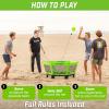 GoSports Slammo Rally – Vertical Net for Longer Rallies – Choose Original or Hardcourt Roundnet Game Set(Original)