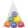 GoSports Soft Skin Foam Playground Dodgeballs – Choose 6 or 7 Inch No Sting Balls for Kids – Set of 6 Includes Mesh Carry Bag(6″ Multicolor)