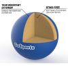 GoSports Soft Skin Foam Playground Dodgeballs – Choose 6 or 7 Inch No Sting Balls for Kids – Set of 6 Includes Mesh Carry Bag(Blue)