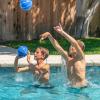 GoSports Swimming Pool Basketballs 3 Pack – Red or Blue – Great for Floating Water Basketball Hoops(Blue 6.5 Inch – 3 Pack)