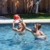 GoSports Swimming Pool Basketballs 3 Pack – Red or Blue – Great for Floating Water Basketball Hoops(Red 6.5 Inch – 3 Pack)