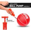 GoSports Swimming Pool Basketballs 3 Pack – Red or Blue – Great for Floating Water Basketball Hoops(Red 6.5 Inch – 3 Pack)