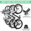 GoSports Wall Mounted Bike Rack for Garage – Vertical Storage for 4 to 6 Bicycles