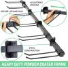GoSports Wall Mounted Garage Yard Tool Organizer – Adjustable Storage Rack for Garden and Shop Tools