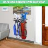 GoSports Wall Mounted Golf Bag Storage Rack – Holds 2 Golf Bags