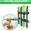 GoSports Wall Mounted Ski and Snowboard Storage Rack – 2 or 8 Ski Sizes(8 Pairs of Skis  or 4 Snowboards)