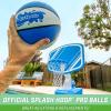 GoSports Water Basketballs 2 Pack – Choose Between Size 3 and Size 6, Great for Swimming Pool Basketball Hoops(Blue)