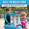 GoSports Water Table With Pump for Toddlers Ages 1.5-4 Years – Outdoor Play Table for Kids With Integrated Circulating Pump(Water Table)