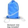 GoSports Wood Pickle Ball Starter Set – Includes 2 Wooden Paddles, 4 Official Pickleballs & Backpack Tote