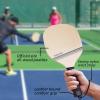 GoSports Wood Pickle Ball Starter Set – Includes 2 Wooden Paddles, 4 Official Pickleballs & Backpack Tote
