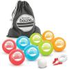 GoSports 90 mm Soft Bocce Set Includes 8 Weighted Balls, Pallino and Case, Play Indoors or Outdoors