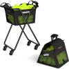 GoSports Ball Caddy with Wheels – Portable Cart Holds 140 Pickleballs or 175 Tennis Balls