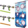 GoSports Foam Fire Games – Alien Invaders, Trophy Hunt, or Door Hang Battle Strike and Capture The Cash Targets – Include 2 Toy Blasters for Kids and Foam Ball Projectiles(Battle Strike)