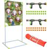 GoSports Foam Fire Games – Alien Invaders, Trophy Hunt, or Door Hang Battle Strike and Capture The Cash Targets – Include 2 Toy Blasters for Kids and Foam Ball Projectiles(Trophy Hunt)