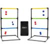 GoSports Ladder Toss Indoor & Outdoor Game Set with 6 Soft Rubber Bolo Balls and Travel Carrying Case – Choose Pro or Classic(Classic Ladder Toss)
