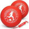 GoSports Official Kickball with Pump (2 Pack), 10 Inch(10″)