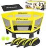 GoSports Pickle 360 Paddle Ball Game Set – Choose Original or Hardcourt – Pickleball Without a Court(Yellow  Black)