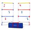 GoSports Premium Ladder Toss Outdoor Game Set with 6 Bolo Balls, Travel Carrying Case and Score Trackers – Choose Between Standard and Giant Size Sets(Giant Size)