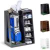 GoSports Premium Wooden Golf Bag Organizer and Storage Rack – Black, White or Brown Finish