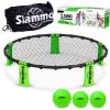 GoSports Slammo Game Set (Includes 3 Balls, Carrying Case and Rules) – Outdoor Lawn, Beach & Tailgating Roundnet Game for Kids, Teens & Adults