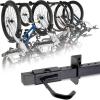 GoSports Wall Mounted Bike Rack for Garage – Vertical Storage for 4 to 6 Bicycles