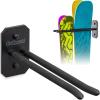 GoSports Wall Mounted Ski and Snowboard Storage Rack – 2 or 8 Ski Sizes(2 Pairs of Skis  or 1 Snowboard)