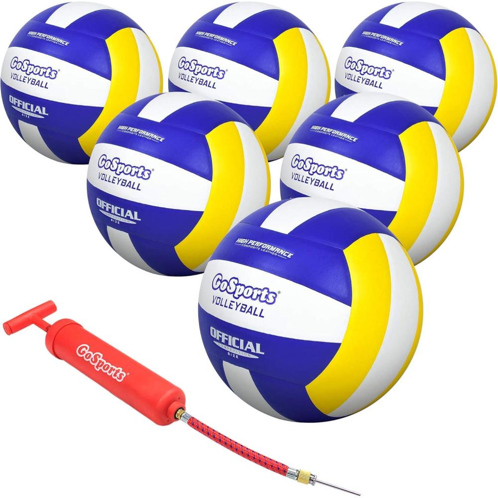 imageGoSports Competition VolleyballsBlueYellowWhite