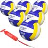 GoSports Competition Volleyballs(Blue/Yellow/White)