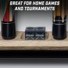 GoSports Premium Pool Cue Chalk Cube 12 Pack – Black, Blue, Red, or Green – Billiards Pool Stick Chalk(Black)