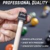 GoSports Premium Pool Cue Chalk Cube 12 Pack – Black, Blue, Red, or Green – Billiards Pool Stick Chalk(Black)