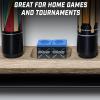 GoSports Premium Pool Cue Chalk Cube 12 Pack – Black, Blue, Red, or Green – Billiards Pool Stick Chalk(Blue)