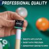 GoSports Premium Pool Cue Chalk Cube 12 Pack – Black, Blue, Red, or Green – Billiards Pool Stick Chalk(Green)