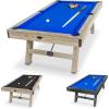 Blue  Brown Wood Finish