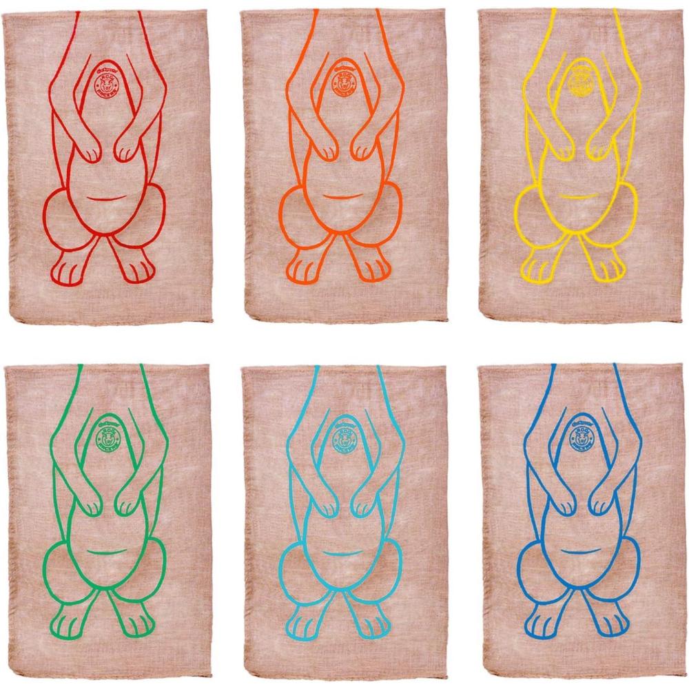 imageDisney Pixar Sack Race Party Games by GoSports 6 Pack Bags for Kids Mickey ampamp Friends Cars and Roo Racers