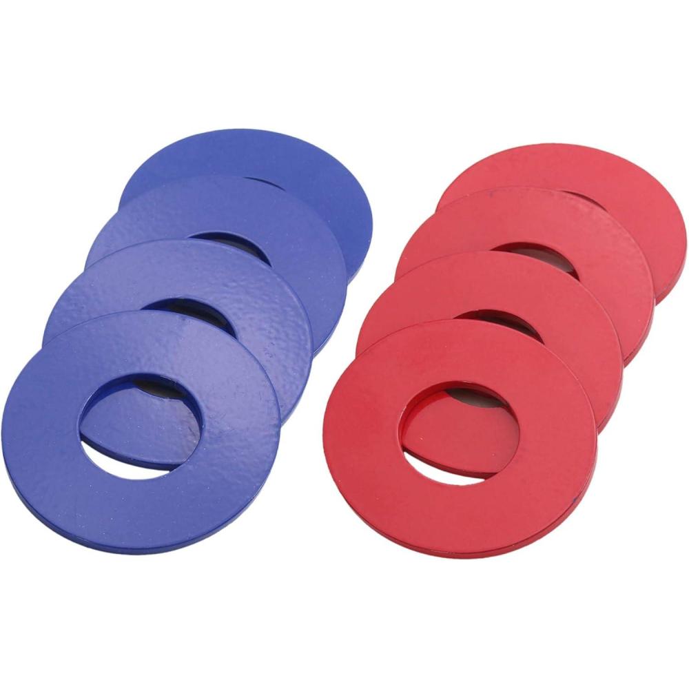 imageGoSports Replacement Washers Set of 8 for Washer Toss Game Choose Bottle Opener Plastic Coated Metal or Plastic Coated SteelPowder Coated Steel