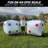GoSports Giant 2 ft Inflatable Dice 2 Pack – Huge Size with Rapid Valve Inflation
