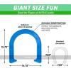 GoSports Giant Horseshoes Set – Made from Durable Plastic with Wooden Stakes